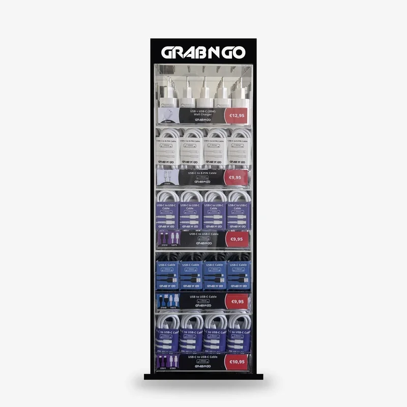GRAB N GO Luxe Display, 5 lades met slot