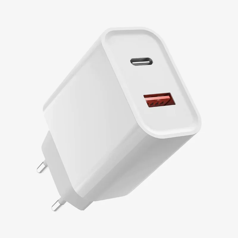 GRAB N GO 20W thuislader USB + USB-C, wit